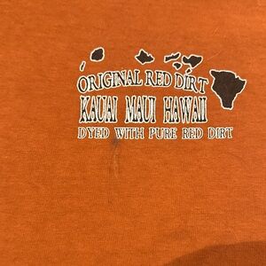 Original red shirt from Kauai, Maui, Hawaii